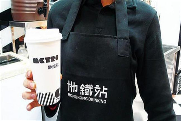 地铁站港式奶茶门店产品图片