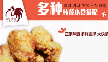 韩式沙月炸鸡韩式休闲食品