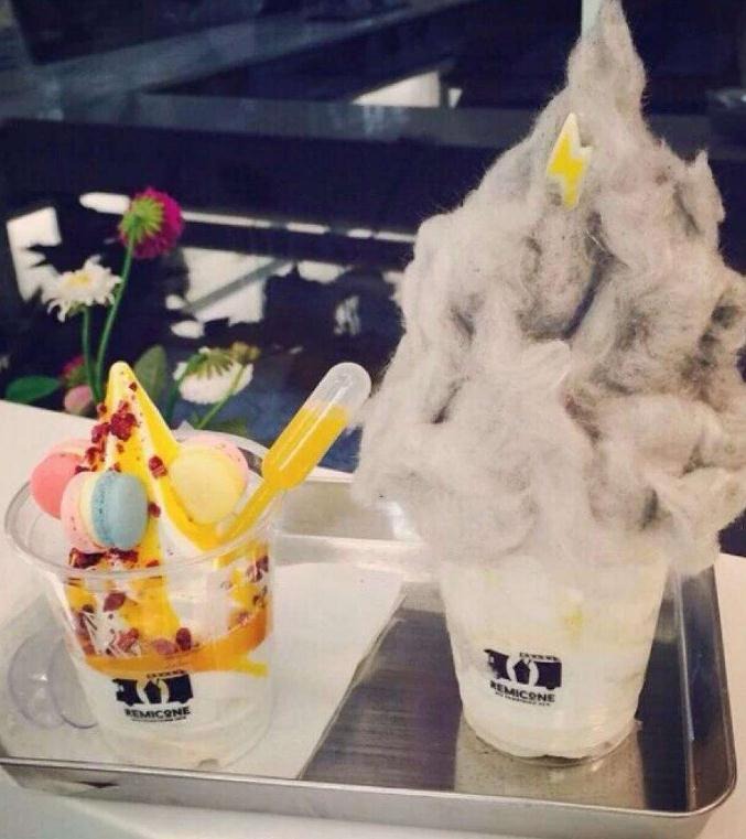 韩国乌云冰淇淋门店产品图片
