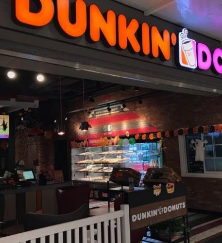 dunkin donuts门店产品图片