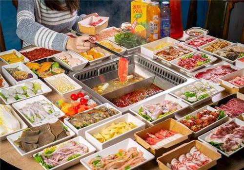 自然馋火锅食材超市门店产品图片