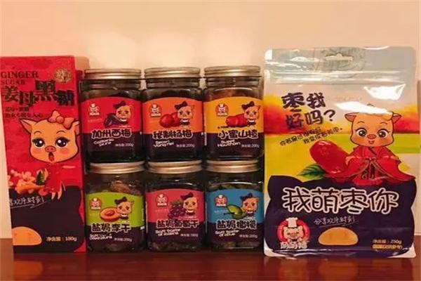 萌萌猪休闲零食门店产品图片