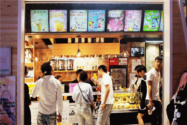 艾奇奶茶门店产品图片