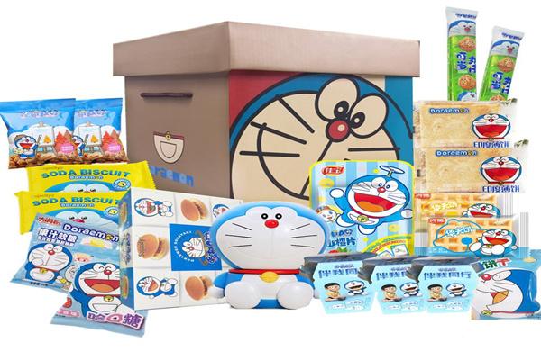 哆啦A梦零食门店产品图片