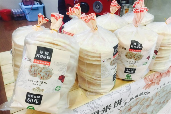 韩国米饼屋门店产品图片