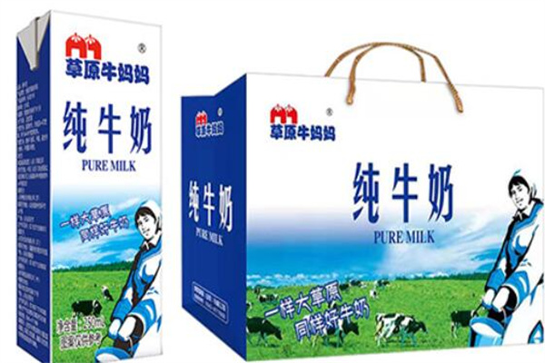 草原牛妈妈乳业门店产品图片