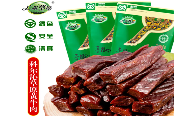 广发草原牛肉干门店产品图片